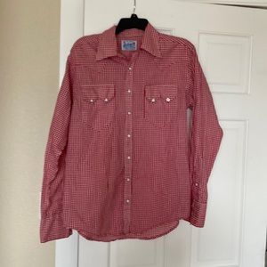 Vintage Rockmount Long Sleeve Pearl Snap Button Up